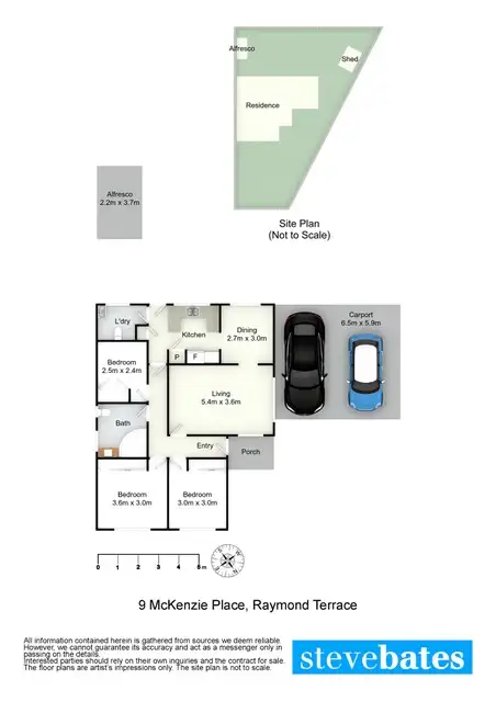 Floorplan of Homely house listing, 9 McKenzie Place, Raymond Terrace NSW 2324