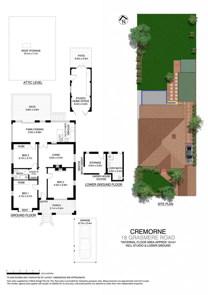 Floorplan of Homely house listing, 18 Grasmere Road, Cremorne NSW 2090