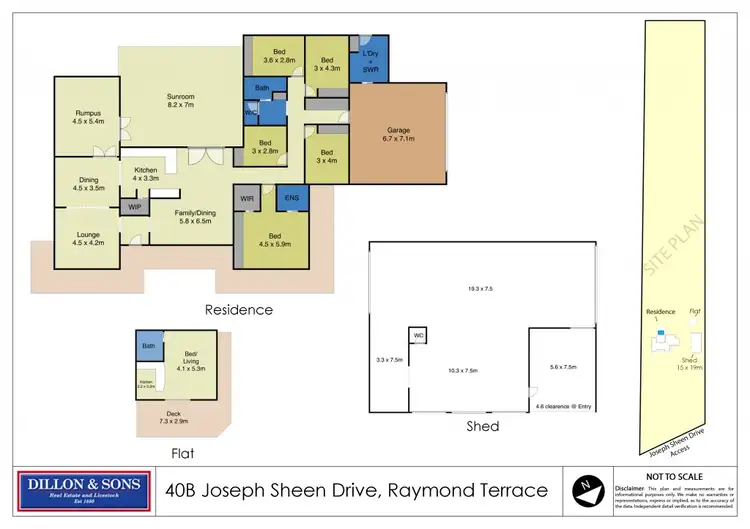 Floorplan of Homely rural property listing, 40B Joseph Sheen Drive, Raymond Terrace NSW 2324