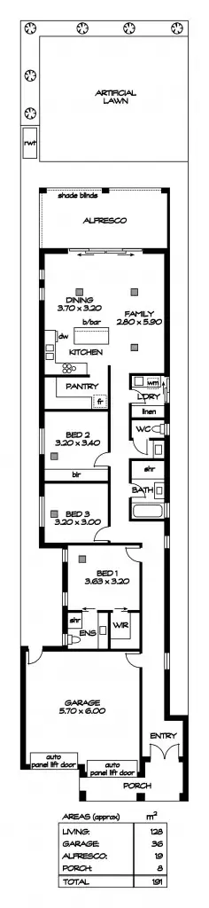 Floorplan of Homely house listing, 7 Tasman Avenue, Flinders Park SA 5025