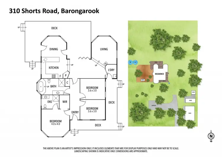 Floorplan of Homely rural property listing, 310 Shorts Road, Barongarook VIC 3249