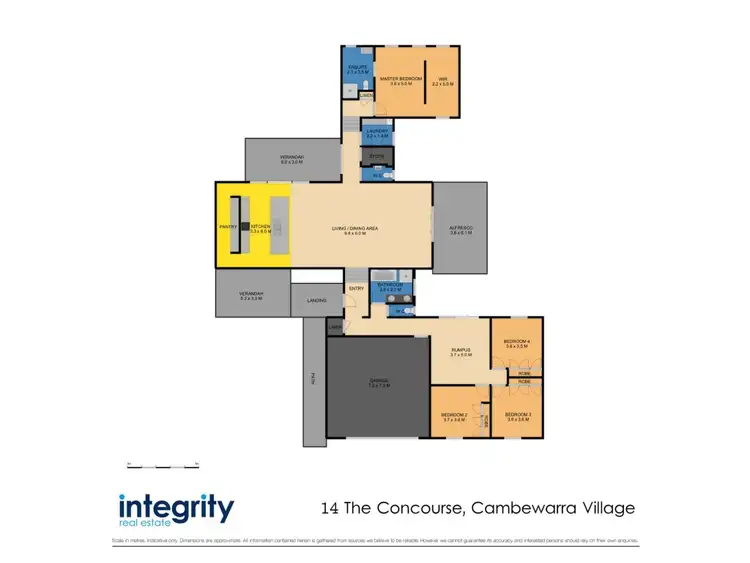 Floorplan of Homely house listing, 14 The Concourse, Cambewarra NSW 2540