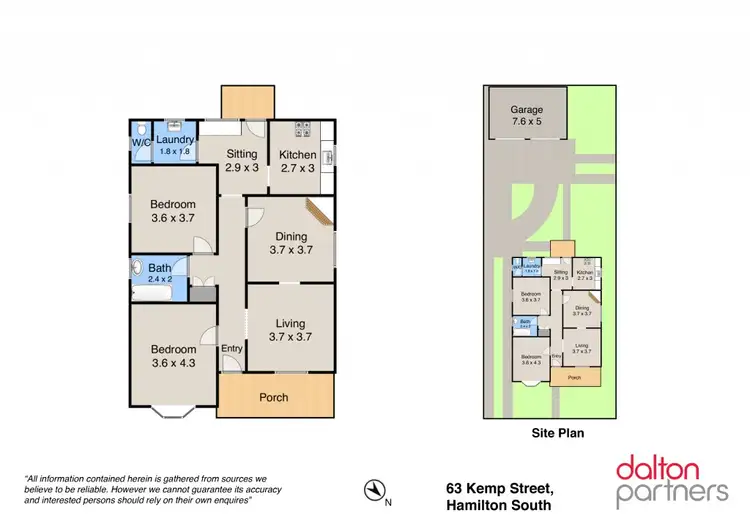 Floorplan of Homely house listing, 63 Kemp Street, Hamilton South NSW 2303