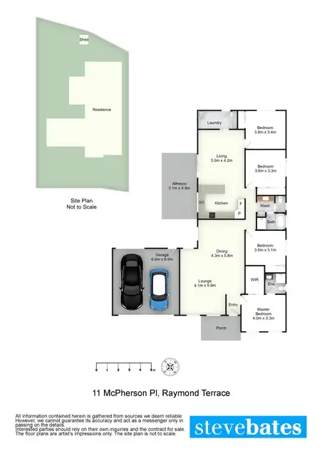 Floorplan of Homely house listing, 11 McPherson Place, Raymond Terrace NSW 2324