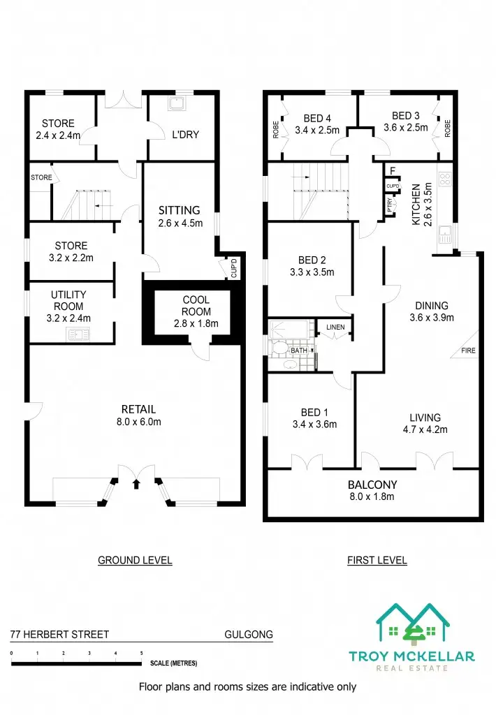 Floorplan of Homely house listing, 77 Herbert Street, Gulgong NSW 2852