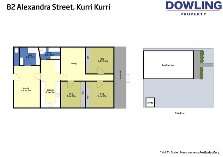Floorplan of Homely house listing, 82 Alexandra Street, Kurri Kurri NSW 2327