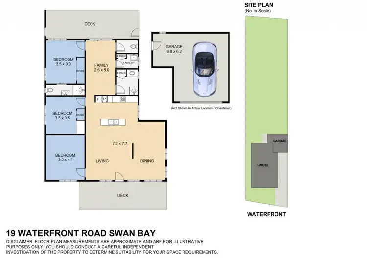 Floorplan of Homely house listing, 19 Waterfront Road, Swan Bay NSW 2324