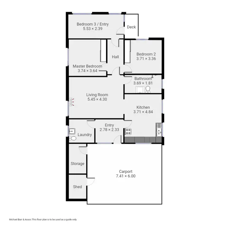 Floorplan of Homely unit listing, 1/99 Tarleton Street, East Devonport TAS 7310