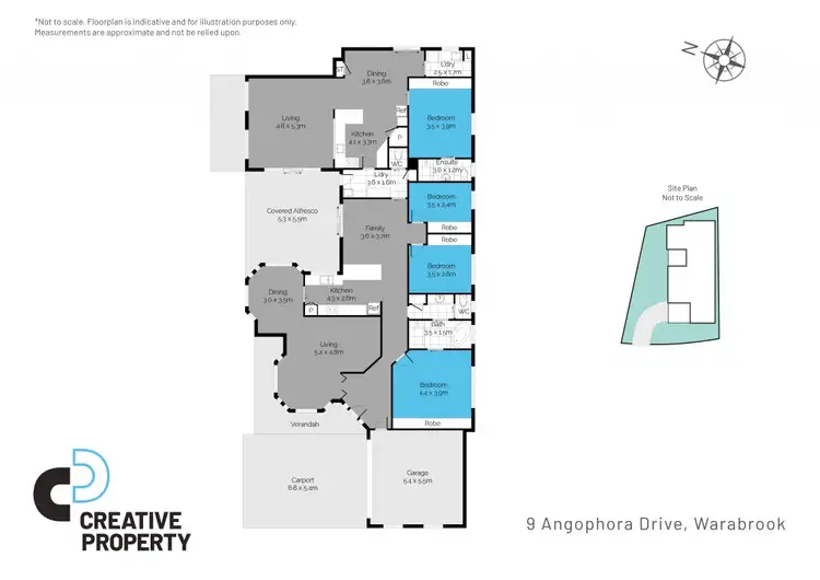 Floorplan of Homely house listing, 9 Angophora Drive, Warabrook NSW 2304