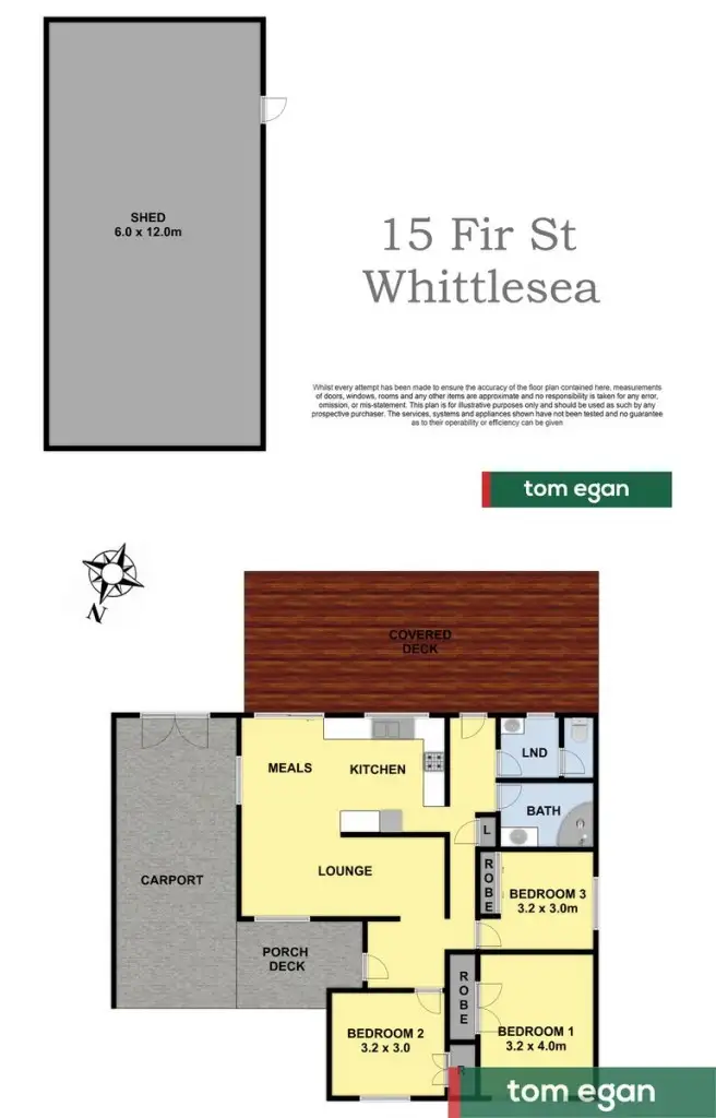 Floorplan of Homely house listing, 15 Fir Street, Whittlesea VIC 3757