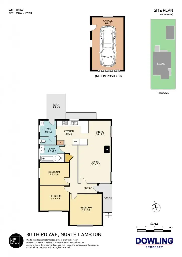 Floorplan of Homely house listing, 30 Third Avenue, North Lambton NSW 2299