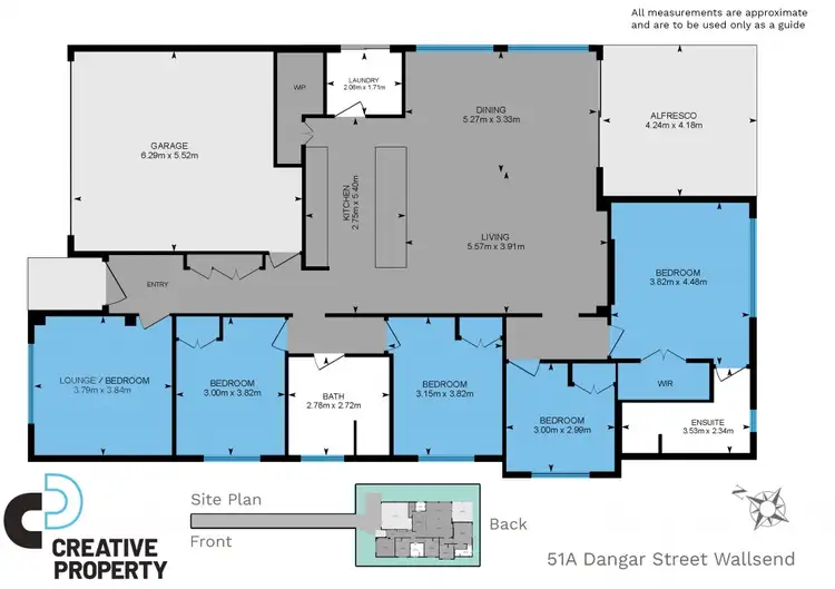 Floorplan of Homely house listing, 51a Dangar Street, Wallsend NSW 2287