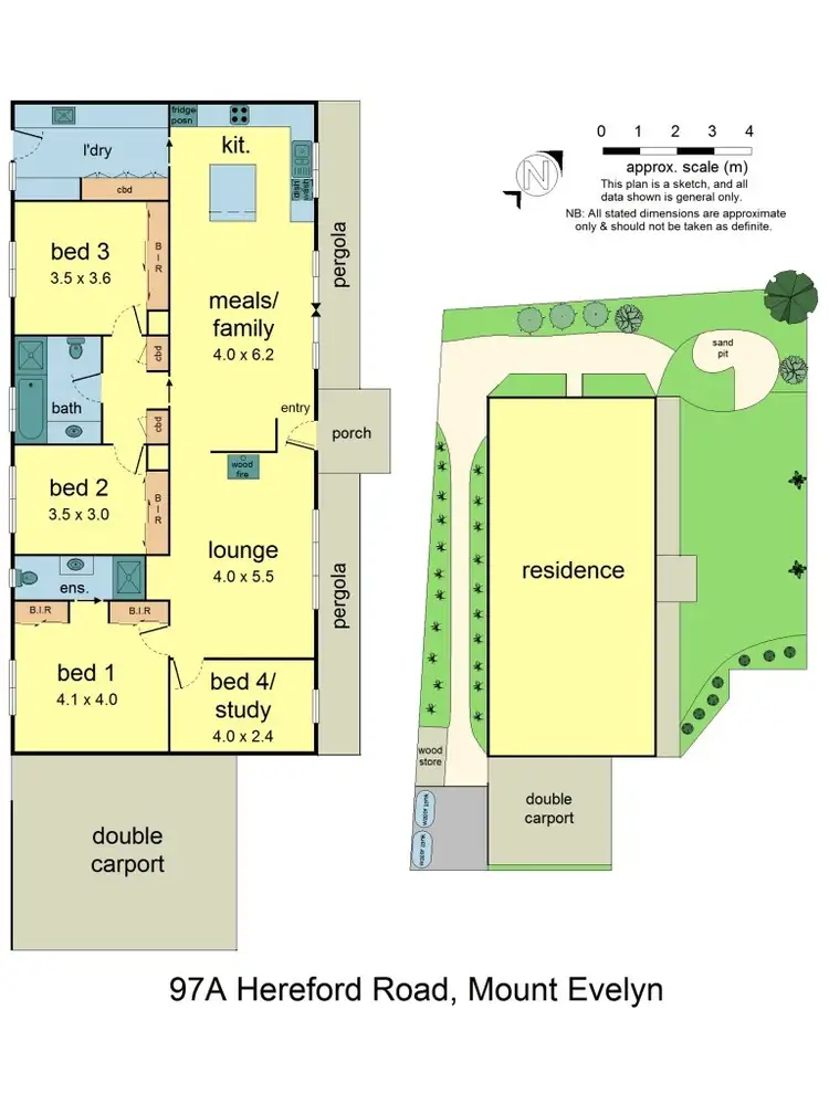 Floorplan of Homely house listing, 97a Hereford Road, Mount Evelyn VIC 3796