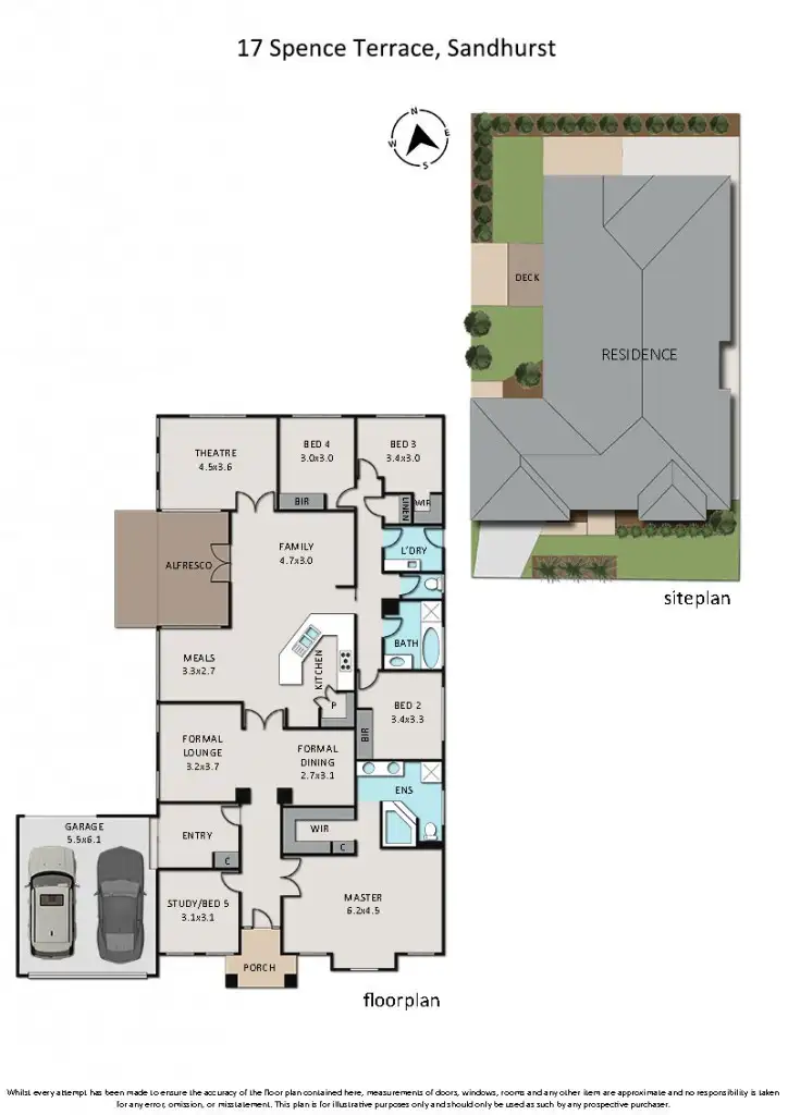 Floorplan of Homely house listing, 17 Spence Terrace, Sandhurst VIC 3977