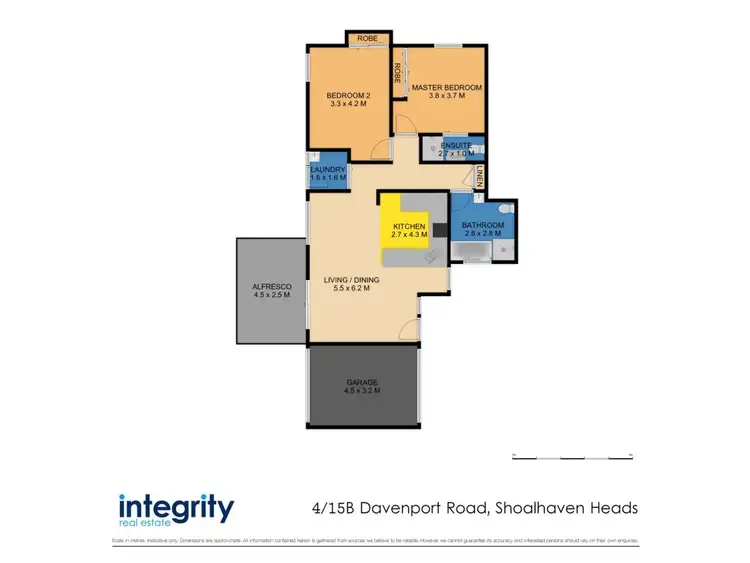 Floorplan of Homely villa listing, 4/15B Davenport Road, Shoalhaven Heads NSW 2535