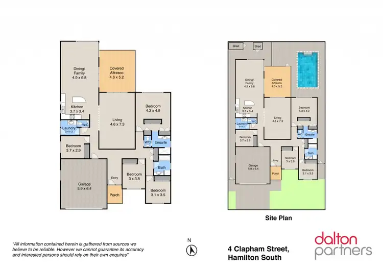 Floorplan of Homely house listing, 4 Clapham Street, Hamilton South NSW 2303