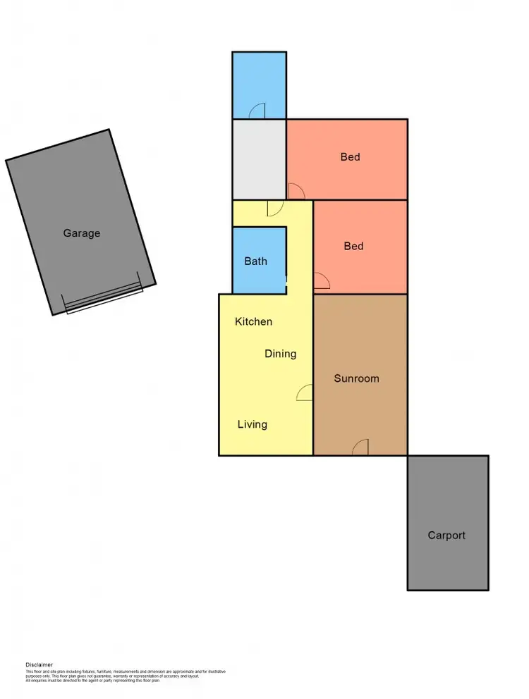 Floorplan of Homely house listing, 15 Sir Keith Place, Karuah NSW 2324