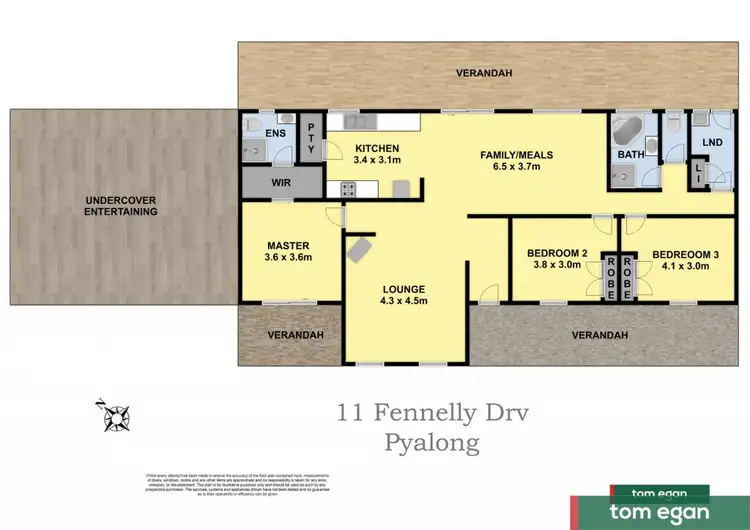 Floorplan of Homely house listing, 11 Fennelly Drive, Pyalong VIC 3521