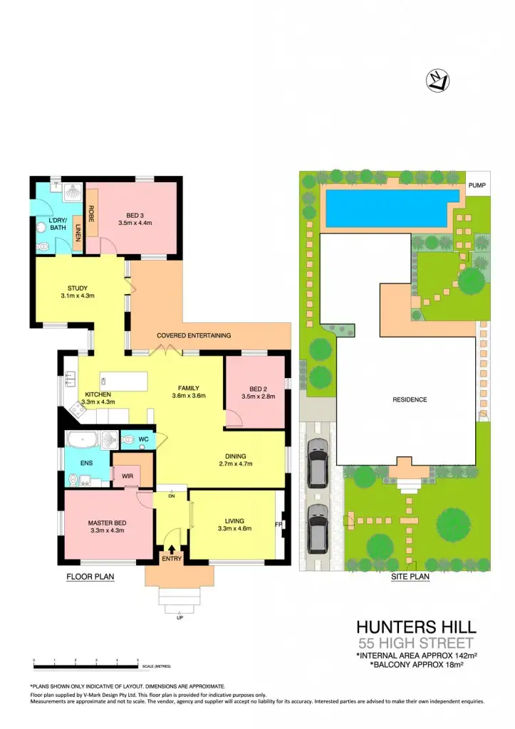 Floorplan of Homely house listing, 55 High Street, Hunters Hill NSW 2110