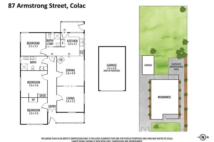 Floorplan of Homely house listing, 87 Armstrong Street, Colac VIC 3250