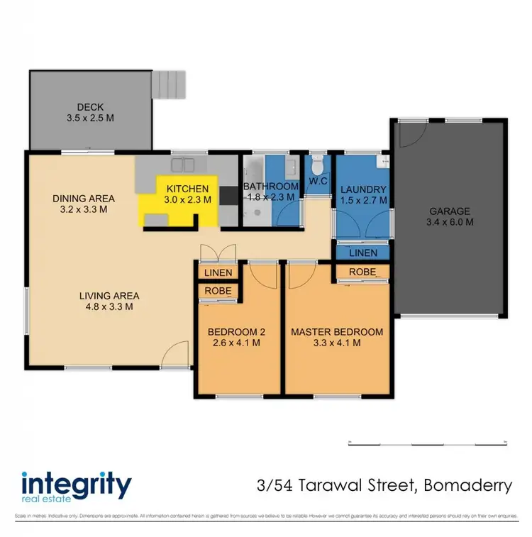 Floorplan of Homely villa listing, 3/54 Tarawal Street, Bomaderry NSW 2541