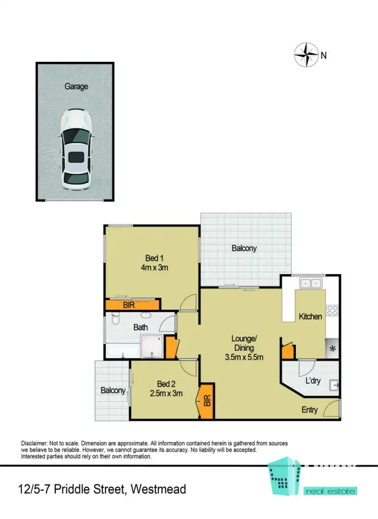 Floorplan of Homely apartment listing, 12/5 Priddle Street, Westmead NSW 2145