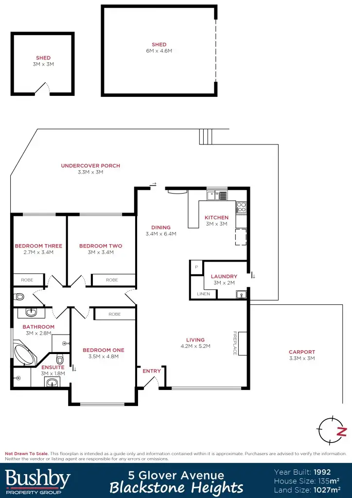 Floorplan of Homely house listing, 5 Glover Avenue, Blackstone Heights TAS 7250