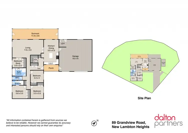 Floorplan of Homely house listing, 89 Grandview Drive, New Lambton Heights NSW 2305