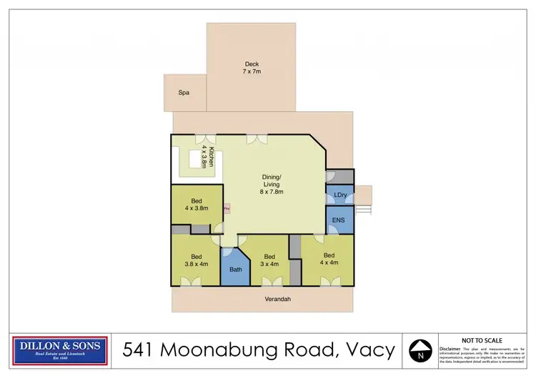 Floorplan of Homely rural property listing, 541 Moonabung Road, Vacy NSW 2421