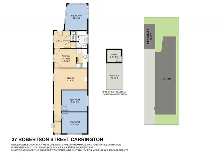 Floorplan of Homely house listing, 27 Robertson Street, Carrington NSW 2294