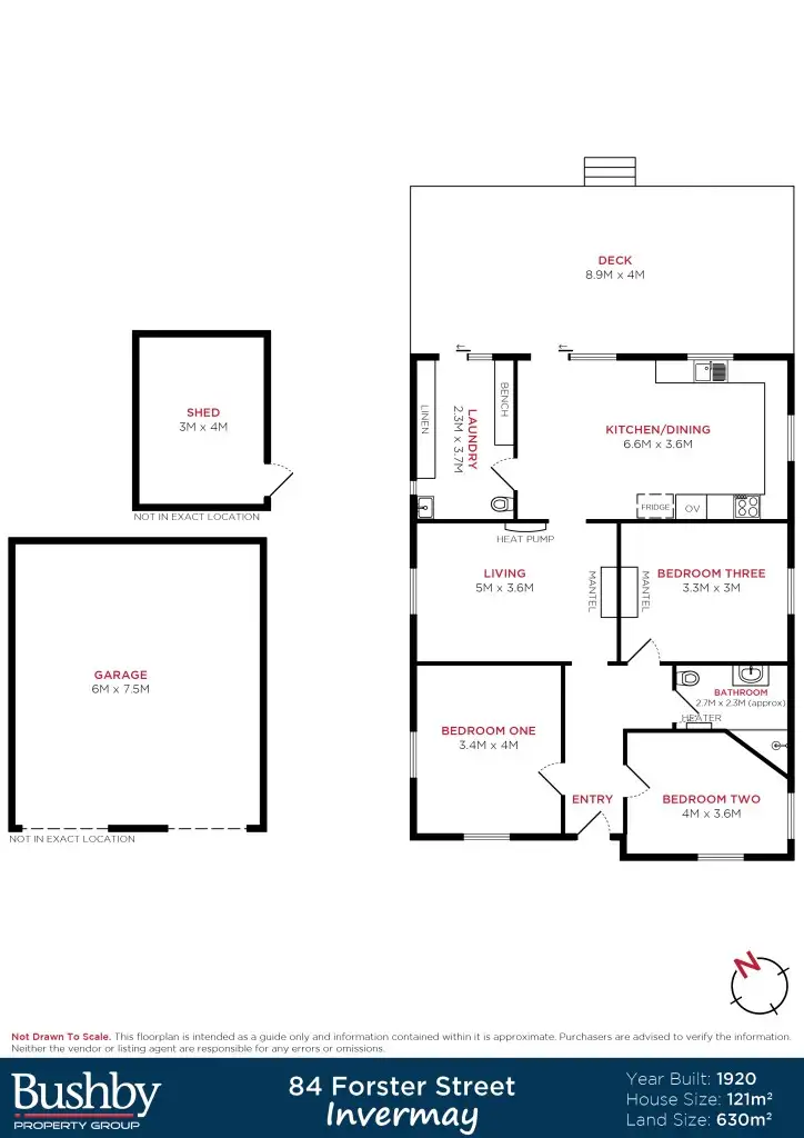Floorplan of Homely house listing, 84 Forster Street, Invermay TAS 7248