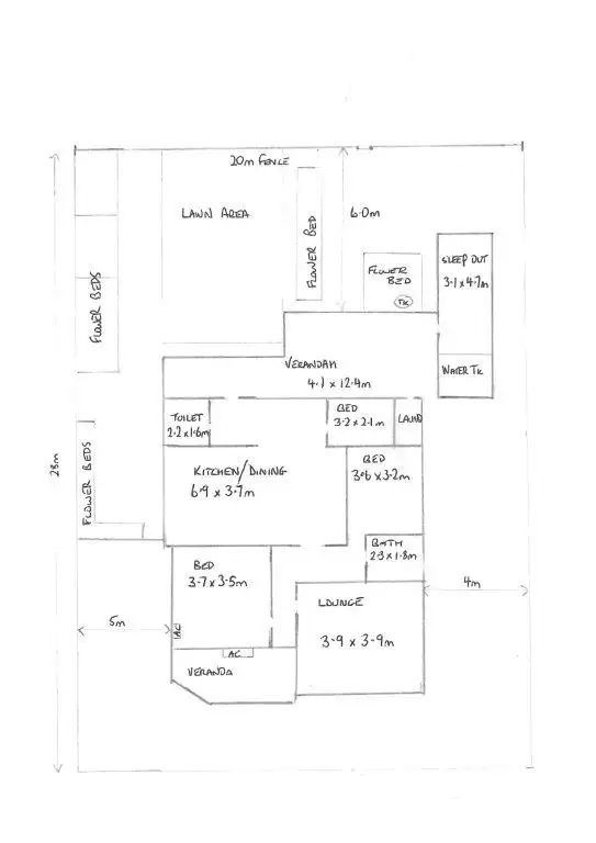 Floorplan of Homely house listing, 85 WARD STREET, Whyalla SA 5600