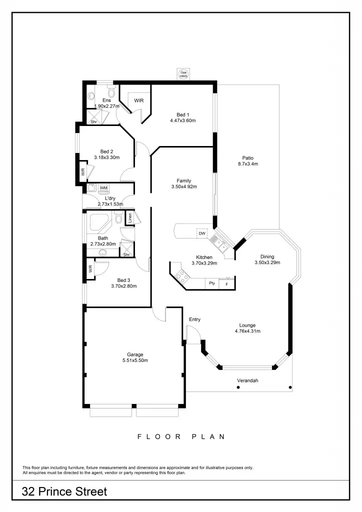 Floorplan of Homely house listing, 32 Prince Street, Goulburn NSW 2580