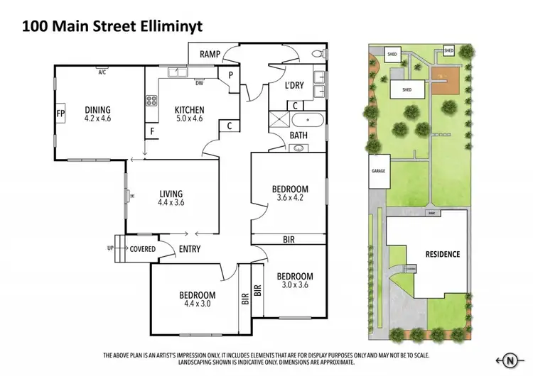 Floorplan of Homely house listing, 100 Main Street, Elliminyt VIC 3250
