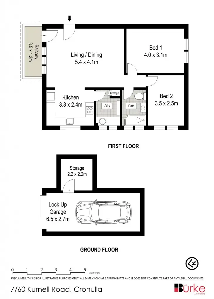 Floorplan of Homely apartment listing, 7/60 Kurnell Road, Cronulla NSW 2230