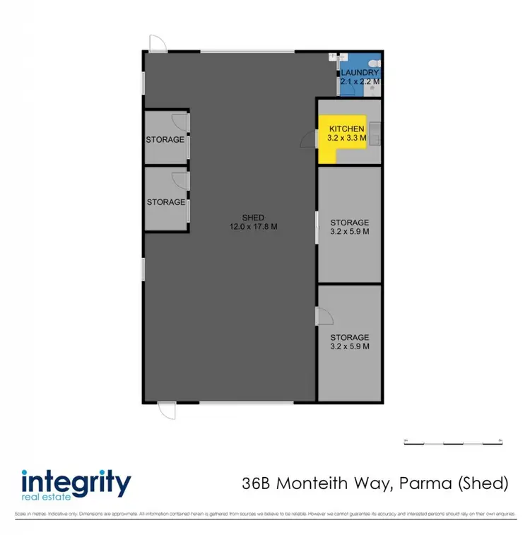 Floorplan of Homely house listing, 36B Monteith Way, Parma NSW 2540