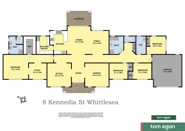 Floorplan of Homely house listing, 8 Kennedia Street, Whittlesea VIC 3757