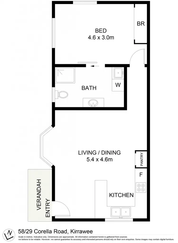 Floorplan of Homely villa listing, 58/29-33 Corella Road, Kirrawee NSW 2232