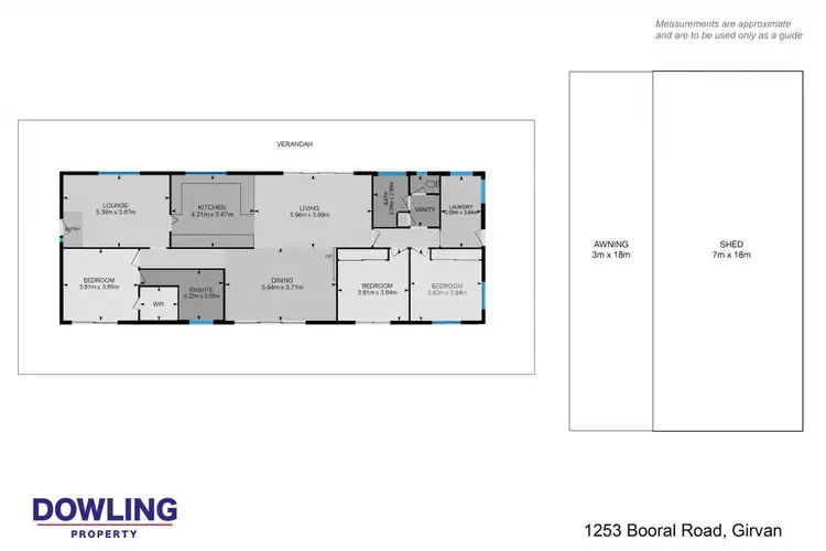 Floorplan of Homely rural property listing, 1253 Booral Road, Girvan NSW 2425