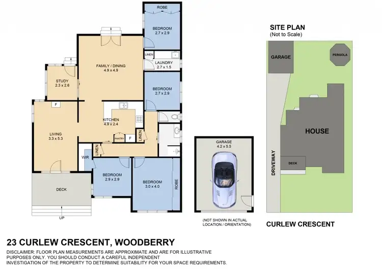 Floorplan of Homely house listing, 23 Curlew Crescent, Woodberry NSW 2322