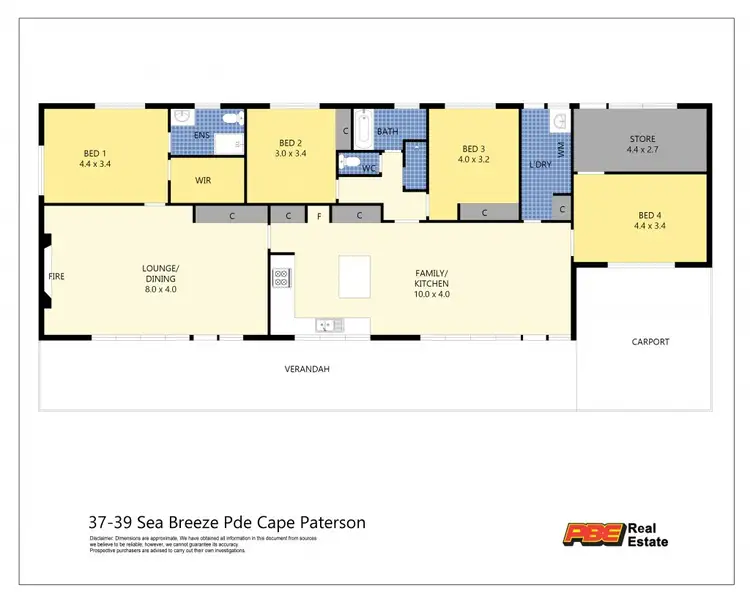 Floorplan of Homely house listing, 37-39 SEA BREEZE PARADE, Cape Paterson VIC 3995