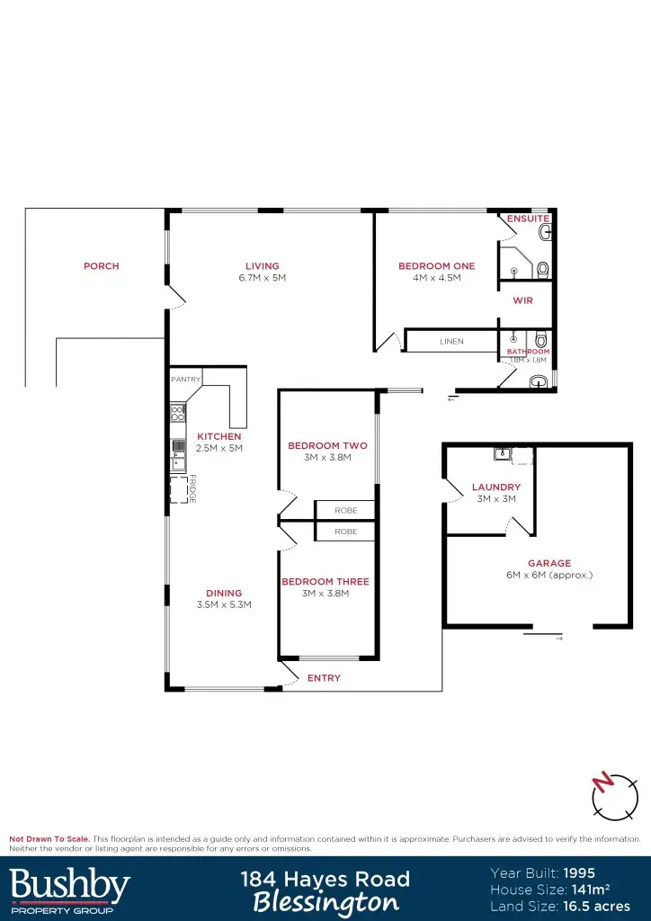 Floorplan of Homely house listing, 184 Hayes Road, Blessington TAS 7212
