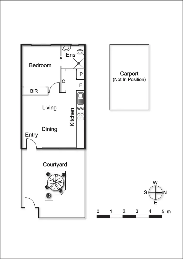 Floorplan of Homely apartment listing, 5/66 Woornack Road, Carnegie VIC 3163