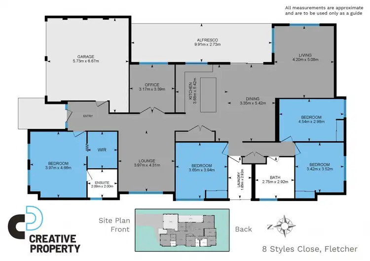 Floorplan of Homely house listing, 8 Styles close, Fletcher NSW 2287