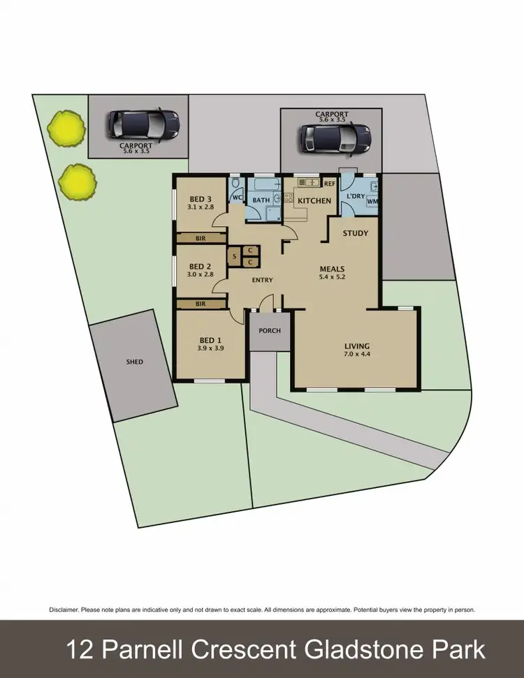 Floorplan of Homely house listing, 12 Parnell Crescent, Gladstone Park VIC 3043