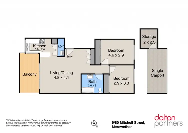 Floorplan of Homely house listing, 9/80 Mitchell Street, Merewether NSW 2291
