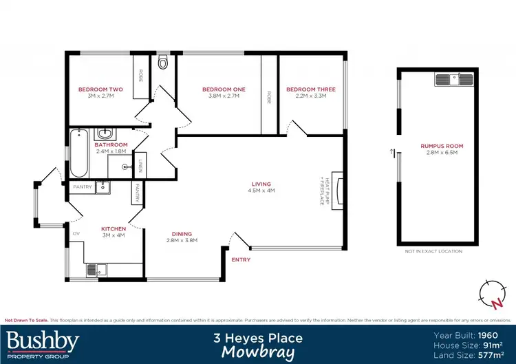 Floorplan of Homely house listing, 3 Heyes Place, Mowbray TAS 7248