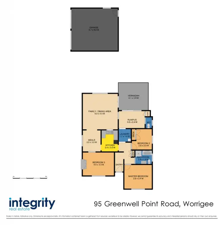 Floorplan of Homely house listing, 95 Greenwell Point Road, Worrigee NSW 2540