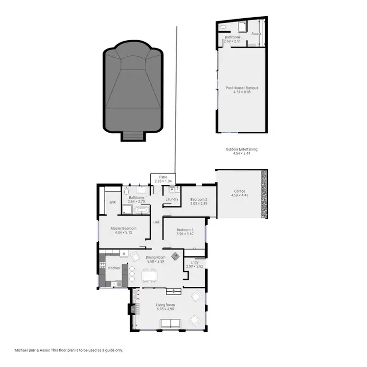 Floorplan of Homely house listing, 6 Vincent Crescent, Latrobe TAS 7307
