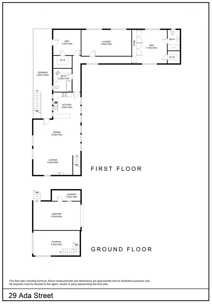 Floorplan of Homely house listing, 29 Ada Street, Goulburn NSW 2580